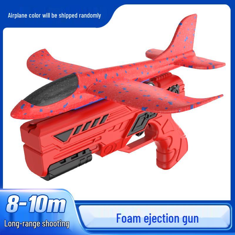 Flashing Foam Catapult Plane Launcher - Parent-Child Outdoor Toy