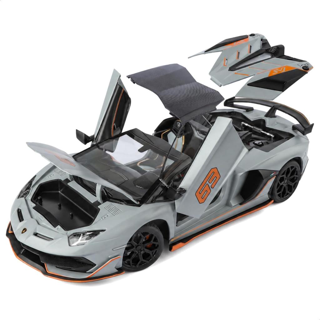 Heimanba Lamborghini Aventador SVJ 63 Roadster Diecast Model Car H1102 1/18 / (Gray GY)