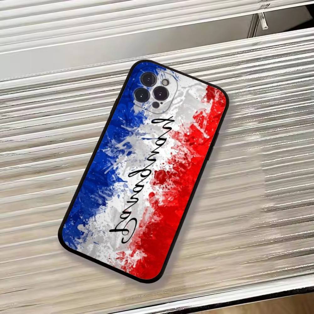 Football Competitions Cheer F-France Flag Phone Case For iPhone 17, 16,15,14,13,12,11 Plus,Pro Max, Others Soft Black Cover