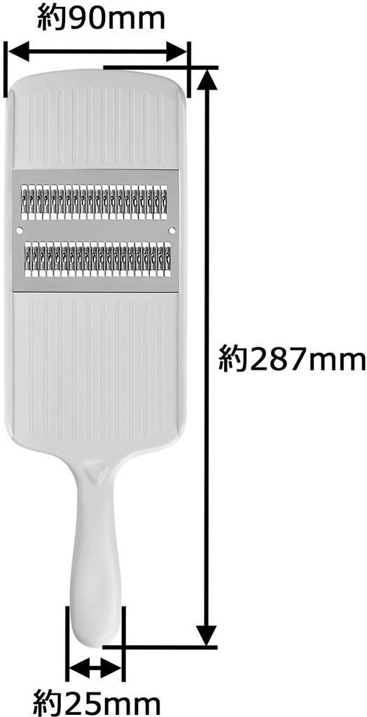 Takagi Kanesada Coupe-légumes Acier Inoxydable Râpe Fine Trancheur avec Support pour Protéger les Doigts des Coupures Fines Lave-vaisselle Facile à Tenir Fabriqué en Lame TAKAGI,