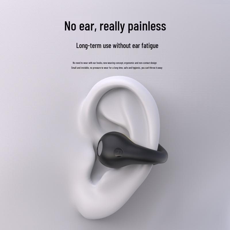 Cross-border Wireless Noise-Cancelling Over-ear Bluetooth Sports Earbuds with Large Battery and Ear Clip Design