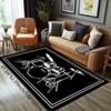 Drum Set Music Theme Rug: Non-Slip Washable Mat for Indoor Outdoor, Bedroom, Living Room, Entryway, Dorm Home Decor