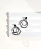 Floating Circle Earrings