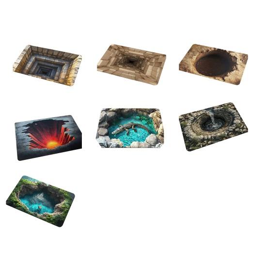 Tappeto Area con Illusione Ottica 3D Morbido Assorbente Antiscivolo Zerbino Tappetino Ingresso Porta d'Ingresso per Camera da Letto Soggiorno Cortile Portico Ingresso