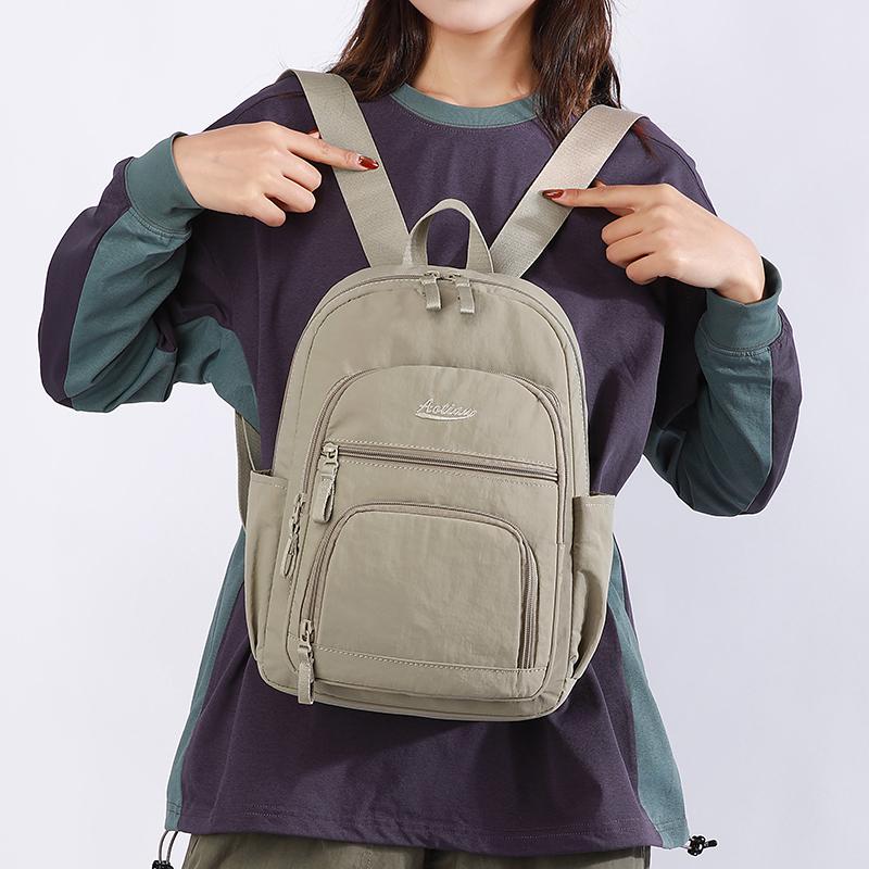 Backpack Nylon Waterproof  Laptop Unisex Casual Mochila Sports Travel Zipper Lightweight Rucksacks