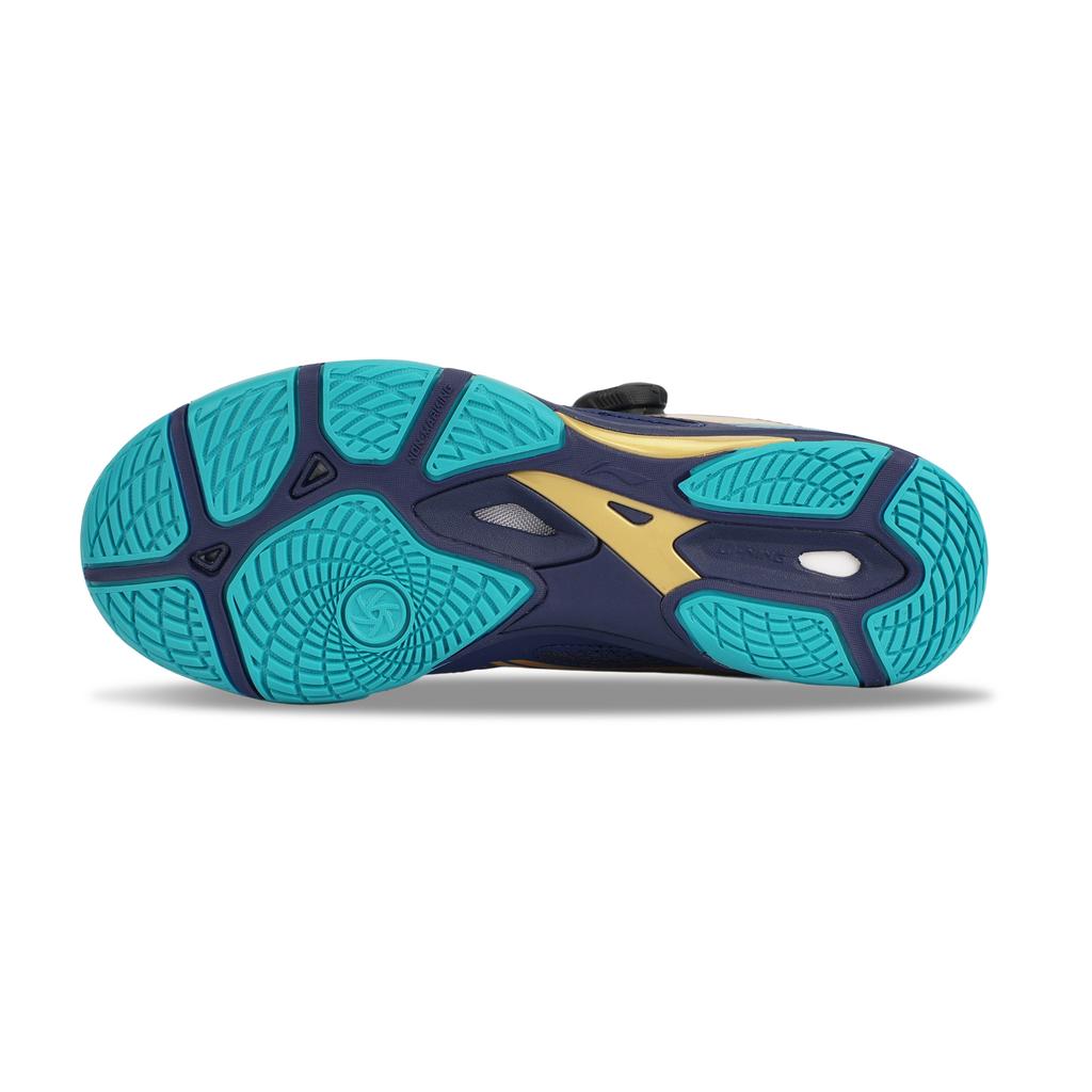 Li-Ning Versatile Simple Durable Breathable Functional Training Low-Top Table Tennis Shoes Unisex Shoes Ancient-Method-Gold-Lake-Blue APPV017-1