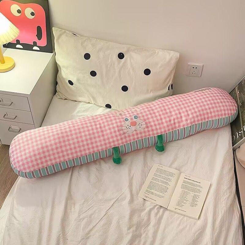 Breathable Plush Cartoon Body Pillow for Girls' Bedside or Dorm