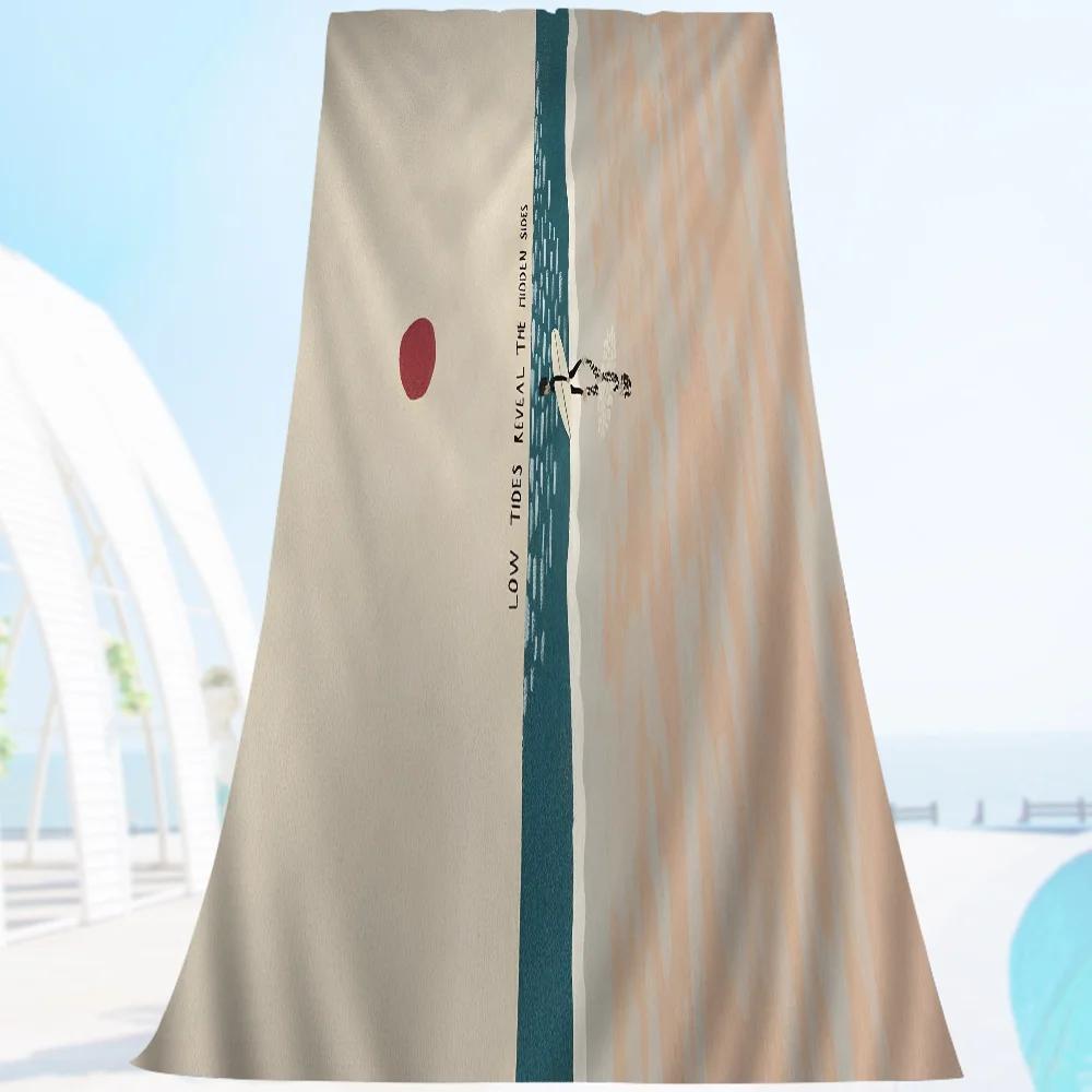 

Beach Man Girl Surf Bath Towel Microfiber Soft Water Absorbing Breathable For Girl Kids Decorative Cartoon Beach Towel W40*H60(CM)