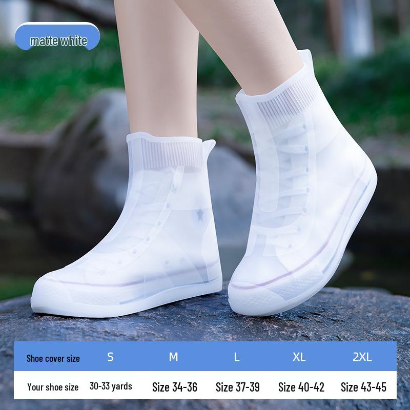 Waterproof Non-slip Silicone Rain Boots for Kids & Women - Reusable, Thickened, Anti-fouling Overshoes
