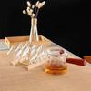 High-Temperature Resistant Borosilicate Glass Teapot with Red Sandalwood Side Handle for Electric Ceramic Stove Tea Making