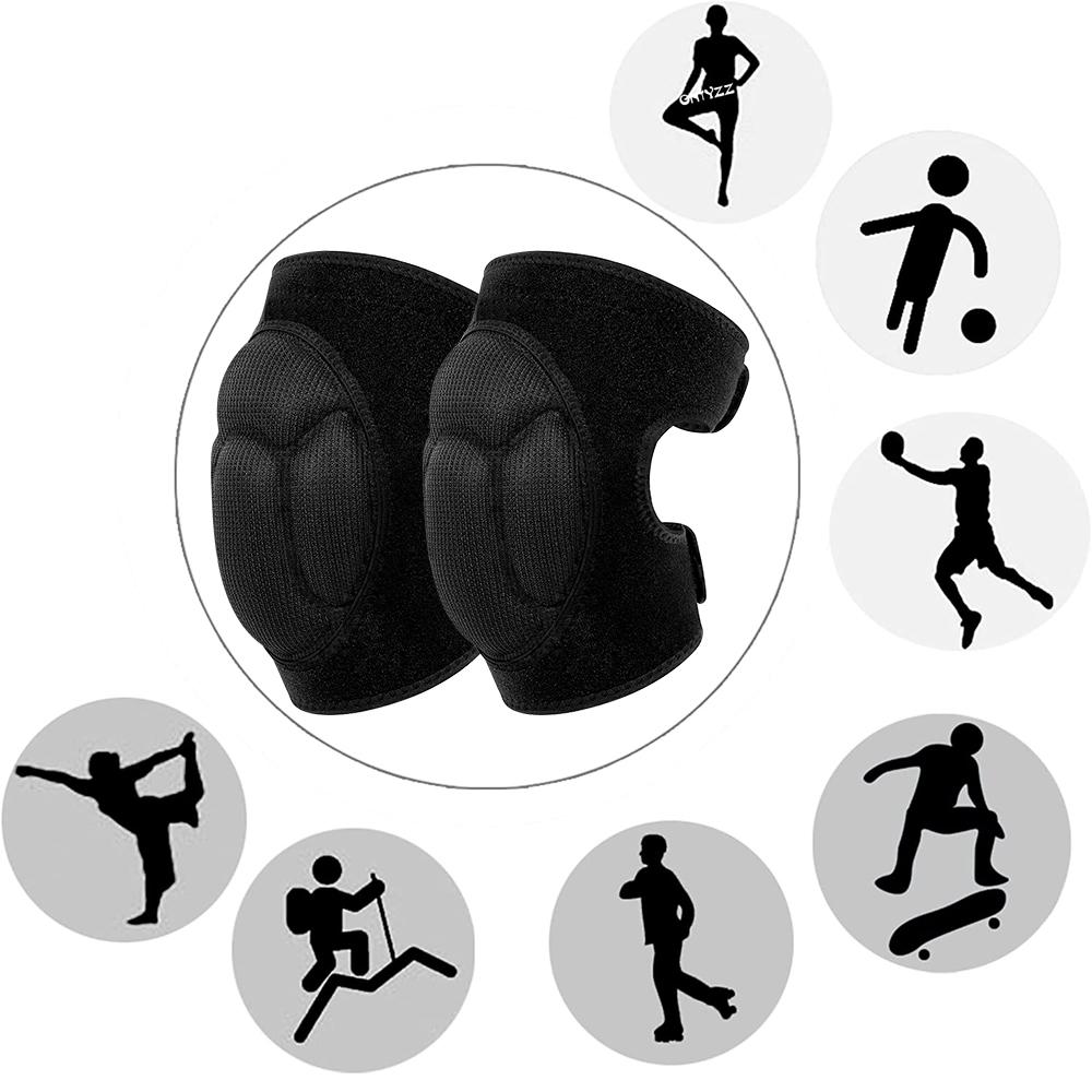 1pair  Knee Pads for Cleaning House Floors,Gardening Work, Carpet, Roofing,kneepads with Soft Inner Liner, Adjustable knee pads