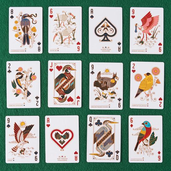 Bird In The Hand Poker Cards North American Birds Theme Card Deck Kids Adults Family Night Multi-player Interactive Classical Card Board Game