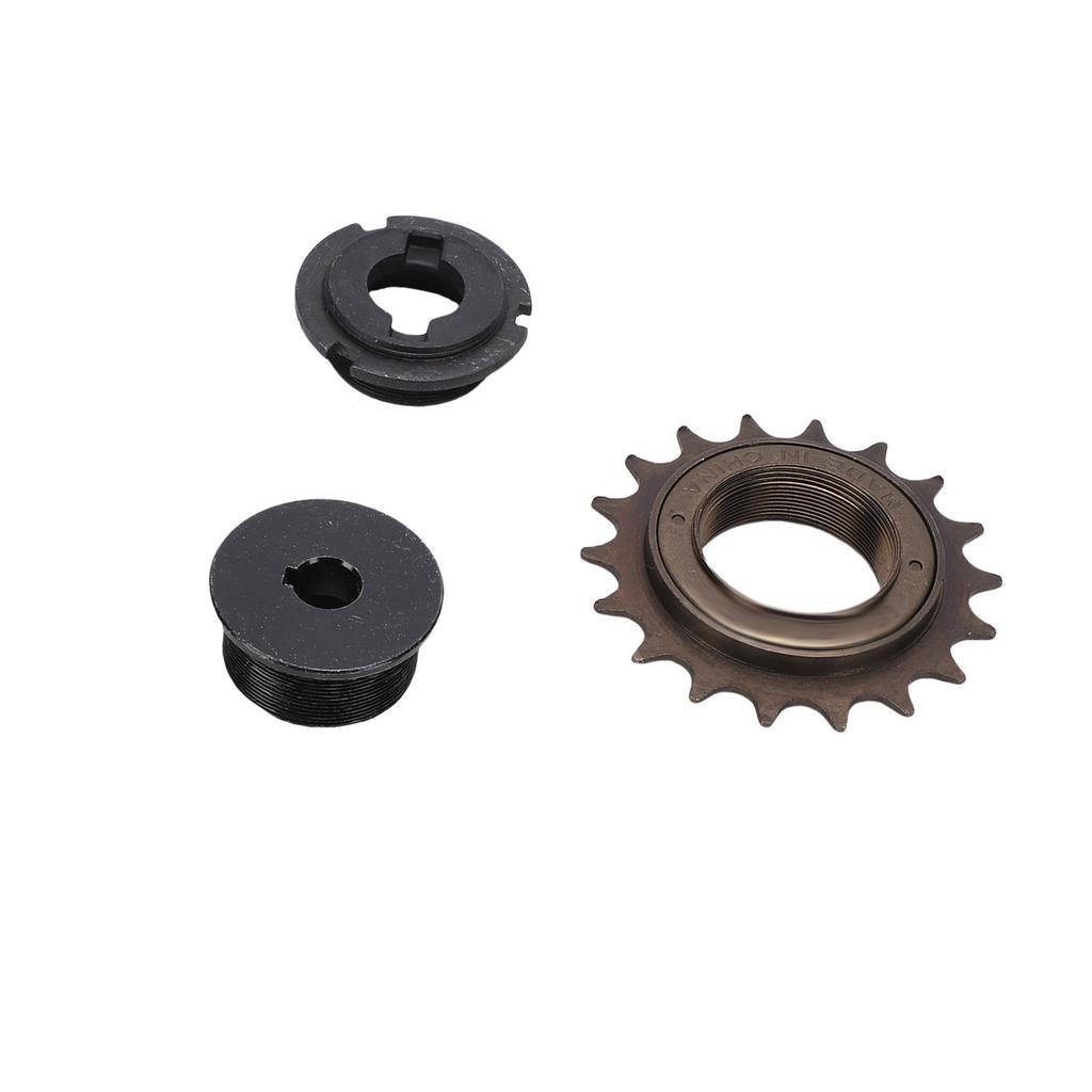 18T freewheel with right adapter connection kit, freewheel spare parts with thread