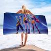 Toalla de Playa de Microfibra K-Pop Cazadores de Demonios de Película de Dibujos Animados Absorbente Secado Rápido Suave Yoga Natación Resort Escalada en Montaña Toalla