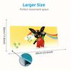 Bing Large Size Mouse Pad Large Gaming Table Cushion Non-slip Laptop Tablet Big Mousepad XXL Mat Mini PC Playmat With Lock edge