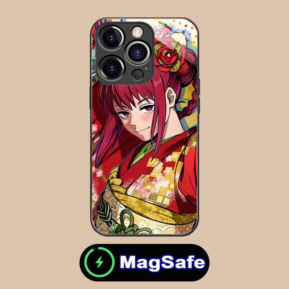 Sakamoto Days Lu Mobile Phone Case for iPhone 17 16 15 14 13 12 11 Air Pro Max Plus Mini MagSafe Glass Colorful Cover Cellphones