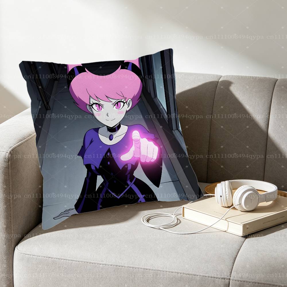 Jinx TTeen Titans Throw Pillow Cover Home Decor Art Decor Pillowcase Cushion Cover for Bed Sofa Living Room Indoor and Outdoor