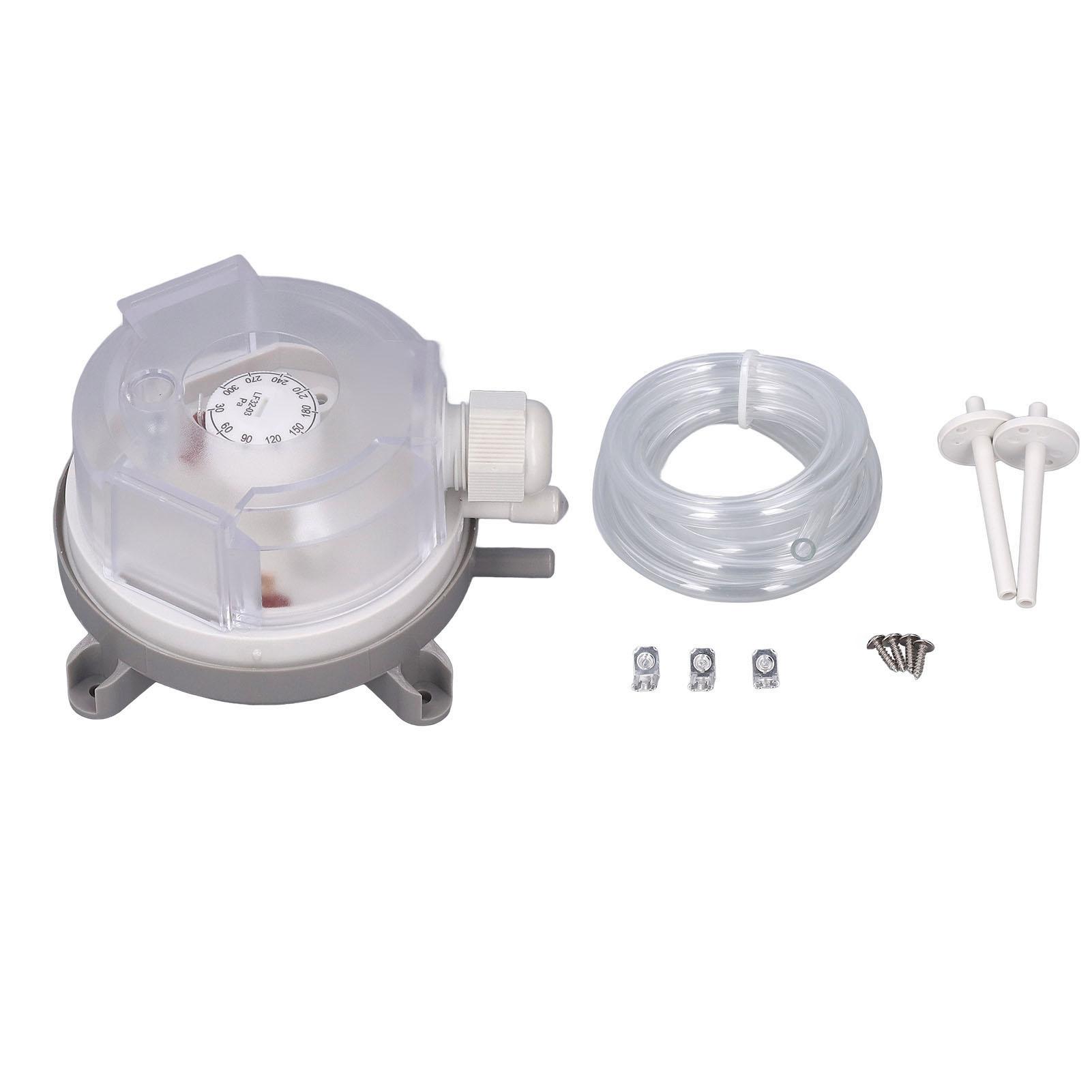 

Реле давления ветра 30300 Па Защита от перегрева Газовая печь Вентиляционный воздушный клапан Дифференциальное давление