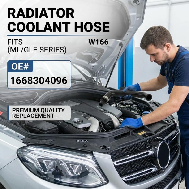 Molded Coolant Hose for ML320 ML350 ML400 ML500 GL350D GL400 A1668304096 Rubber Heater System Maintenance Service Vehicle Repair Part for Engine Bay