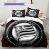 SK Sturm Graz logo Biancheria da letto Set piumino Copripiumino Federa Decorazione per la casa Regalo di compleanno (1 * copripiumino + 2 * federa, senza nucleo)