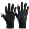 Winter Warm Gloves for Men Outdoor Riding Touch Screen Water-splashing and Windproof Plus Velvet Driving Finger Cold Proof Gloves