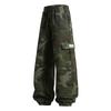 Frühling und Herbst Herren Locker Camouflage-Print Vielseitige Tasche Leggings Arbeitskleidung Outdoor Freizeit Hose