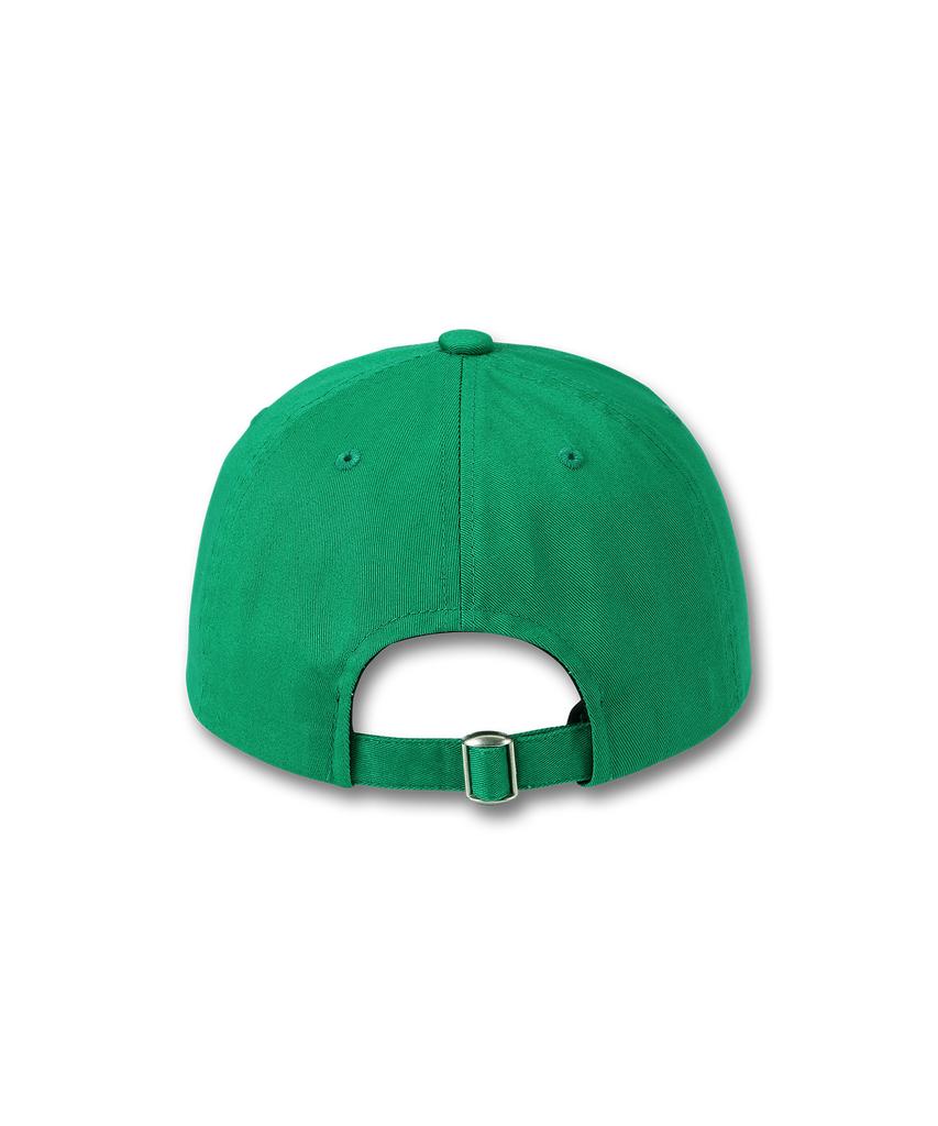DOLPHIN WAVE APPAREL Dolphin Lettering Ball Cap Green