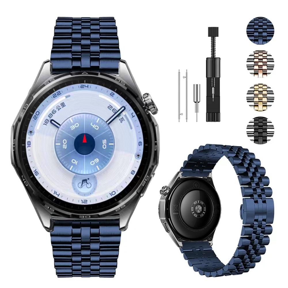 22mm Metal Strap for Huawei Watch GT6 Pro GT5 Pro 46mm Stainless Steel Bracelet Watchband Huawei Watch 5/4/GT6/5/4 GT3 Pro 46mm