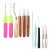 Making Dreadlocks Crochet Hook Knitting Needles Professional Hair Styling Tools 11Pcs