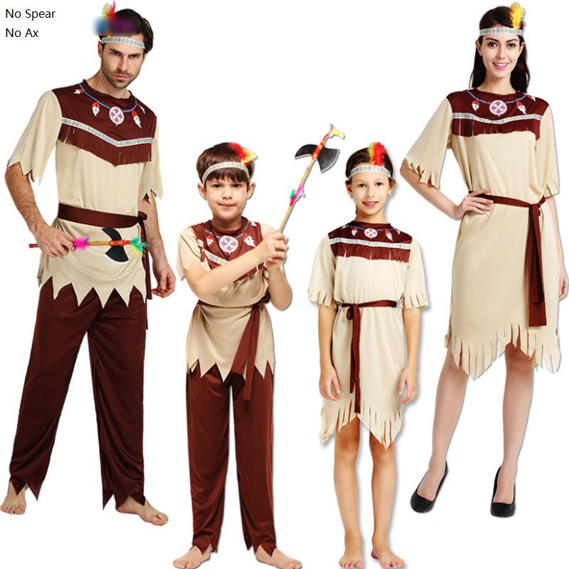 Women Tassel Indian Costume Native America Outfit Halloween Fancy Dress Cosplay