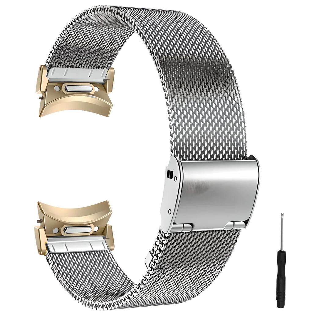 Edelstahlarmband ohne Lücken für Samsung Galaxy Watch 4 5 6 7 40 44mm 6 4 Classic 43mm 47mm Metallarmband für Galaxy 5Pro