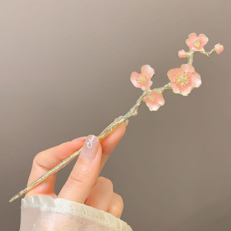 Tassel Flower Hairpin: Elegant Chinese Style Hanfu & Qipao Hair Accessory for Women
