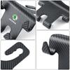 Car Seat Headrest Hook Universal Phone Holder Backseat Organizer For Skoda Octavia MK2 MK3 2 3 A7 Fabia Karoq Kodiaq Superb Rapid Kamiq