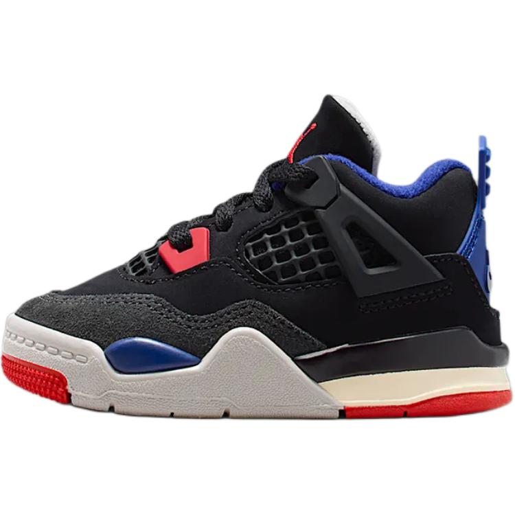 

Jordan Air Jordan 4 Mid top Toddler Shoes Black Blue Infant And Toddler IB4387-003 22
