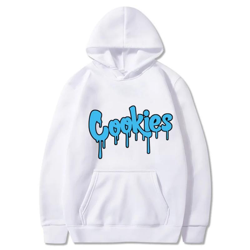 2025 New Anime Cookies Printed Fleece Men's Autumn and Winter Men's and Women's Sweatshirts Hoodies