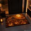 VIKAMA Halloween Welcome Doormat, Washable Non-Slip Kitchen Bathroom Mat, Indoor and Outdoor Entrance Rug, Home Decor