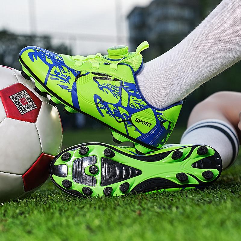 Foreign trade children's football shoes men's and women's sports football shoes broken nails primary school students football game training shoes