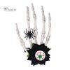 Halloween Skeleton Hand Hairpin Rose Flower Spider Hair Clips Skull Eyeball Day of The Dead Headwear Cosplay Accessory Party Decor