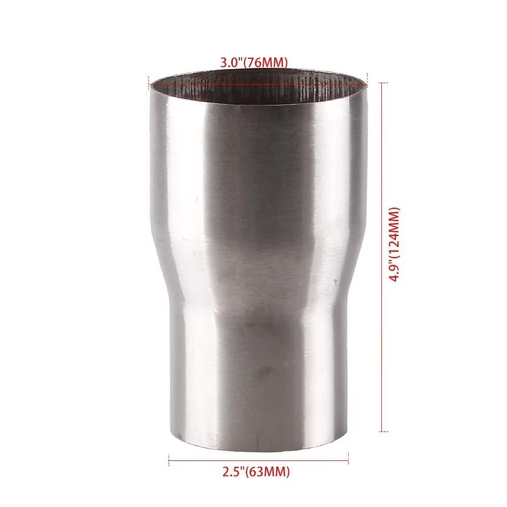 51/63/57/76mm Exhaust Reducer Connector Pipe Tube Car Exhaust Adapter  Car Accessories