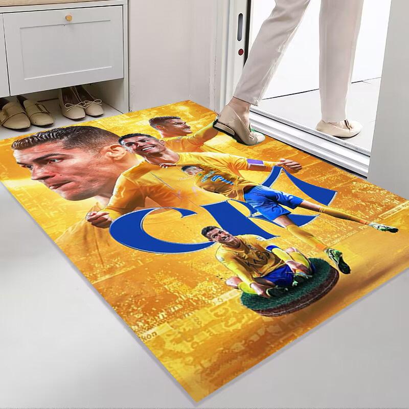 Dynamic Soccer Action carpet printing Doormat Bathroom mat Office chair cushion Art
