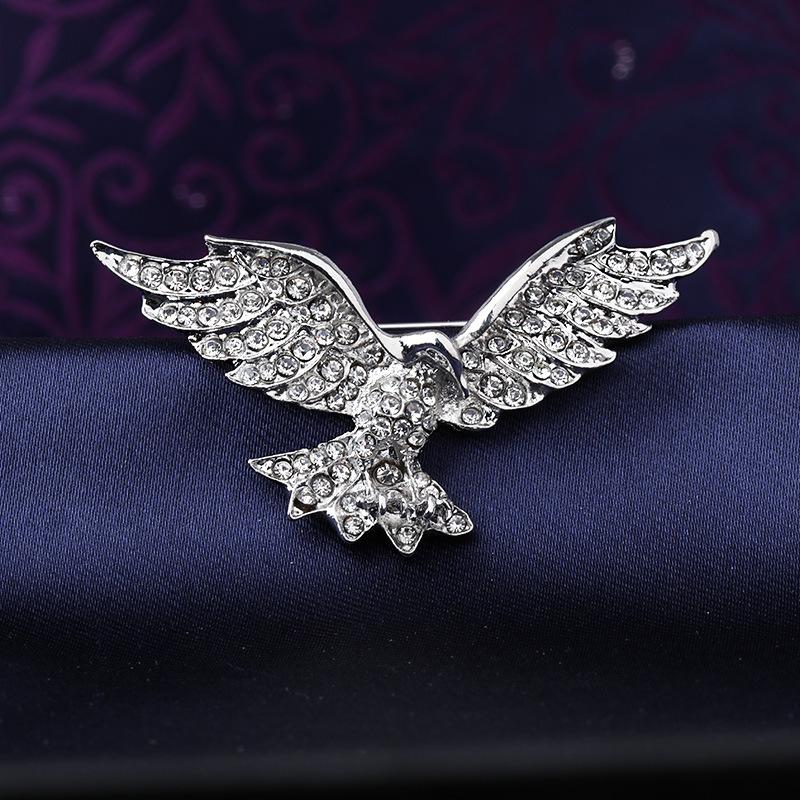 Retro Men'S Brooch Business Suit Shirt Simple Pendant Badge Collar Pin Collar Badge