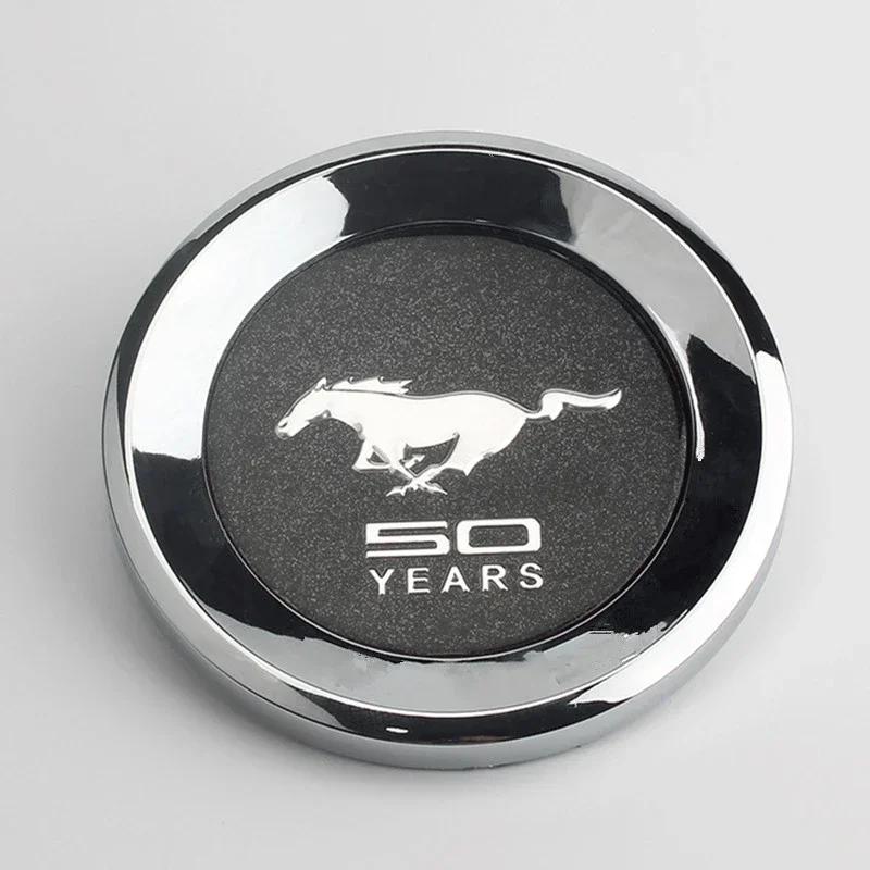 1Pc ABS Car Rear Trunk Badge Cover for Mustang GT 500 Roush Laguna Seca Shelby Emblem Tail Decal Exterior Decoration