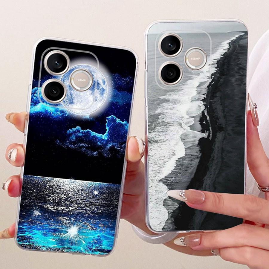 Pro Honor 600 Lite Pouzdro na telefon s počátečním písmenem pro Huawei Y6p Y 7 P Matný zadní kryt Ochrana fotoaparátu Nárazuvzdorná pouzdra