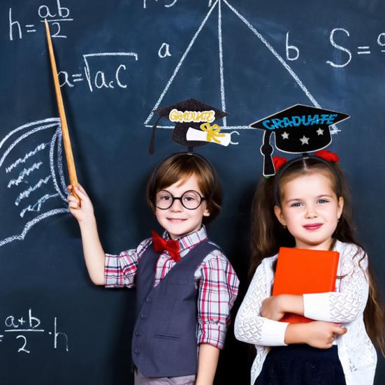 

Yousheng Graduation Hat Decor Headband Spring Design Bachelor Hat Insert Hair Hoop Lightweight Graduation Party Decoration Selfie Props