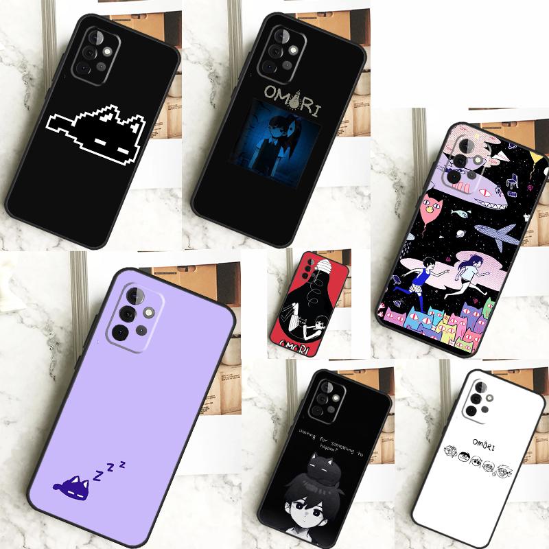 Omori Case For Samsung Galaxy A54 A34 A14 A15 A35 A55 A52 A32 A12 A51 A71 A33 A23 A13 A53 Coque