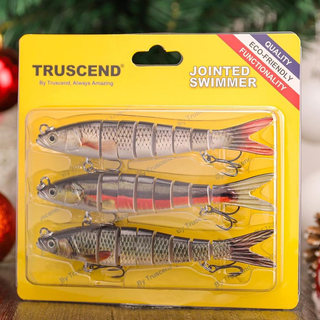 TRUSCEND Fishing Lure Realistic Jointed Lure Available in various Suitable for both saltwater and freshwater Ideal for sea Spanish and various other