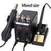 Soldering Station with Double Display and Adjustable Temperature 100°C-450°C Hot Air Rework Station LED