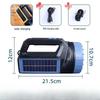 Qingniu Multi-function Solar Rechargeable LED Searchlight