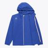 MUBEUSEUPOCHEUBAIDESANGTEU Wording Graphic Woven Hooded Windbreaker Jacket Blue Vs123Ewb11