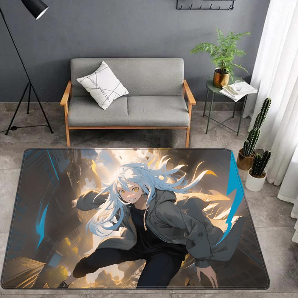 Demon Slime Rimuru Tempest Floor Mat Bathroom Mat Kids Room Bedroom Decoration Balcony Anti-Slip Doormat Living Room Welcome